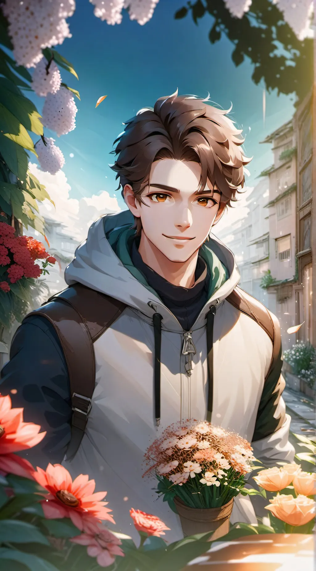 ai character: Damien background