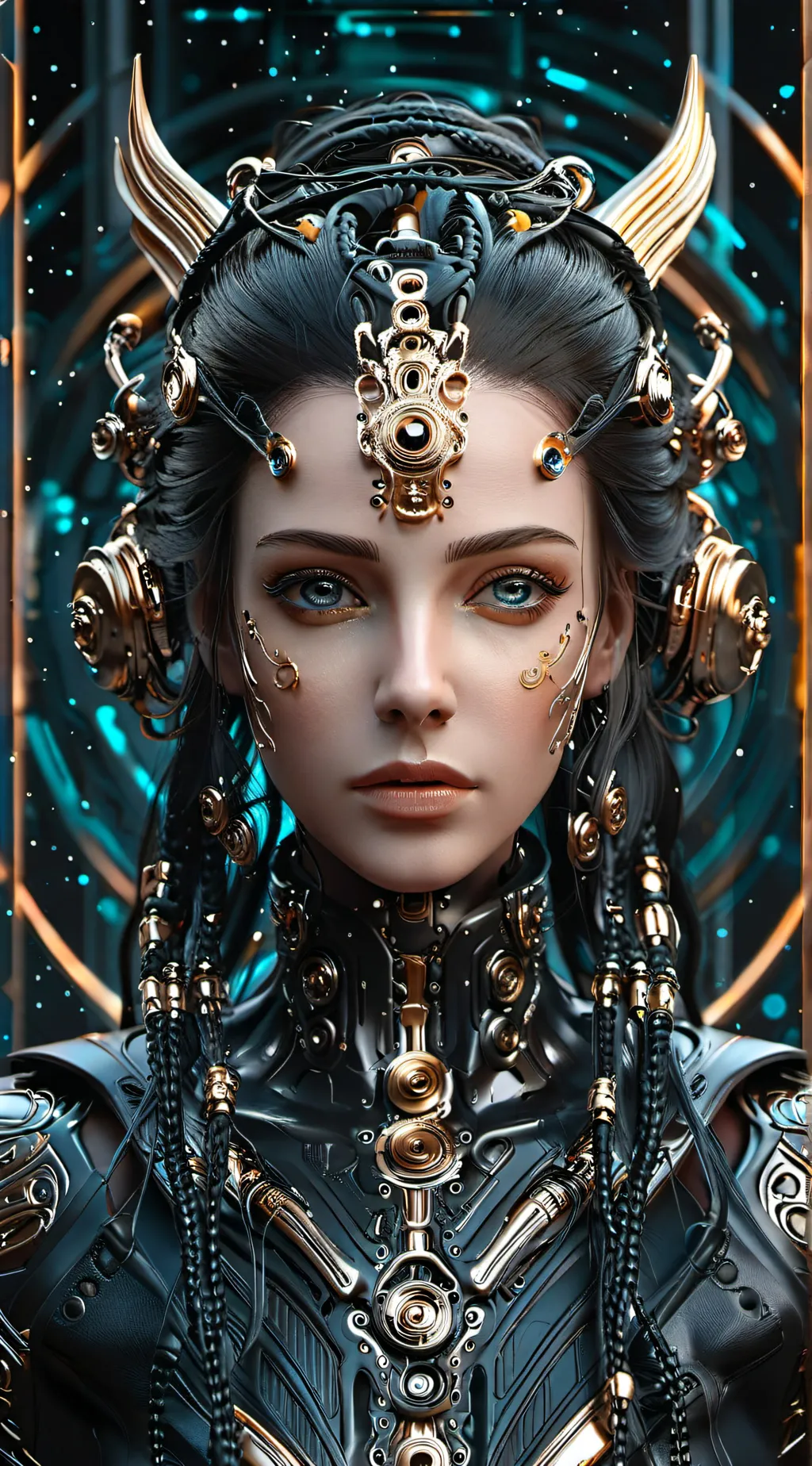 ai character: Aurora background