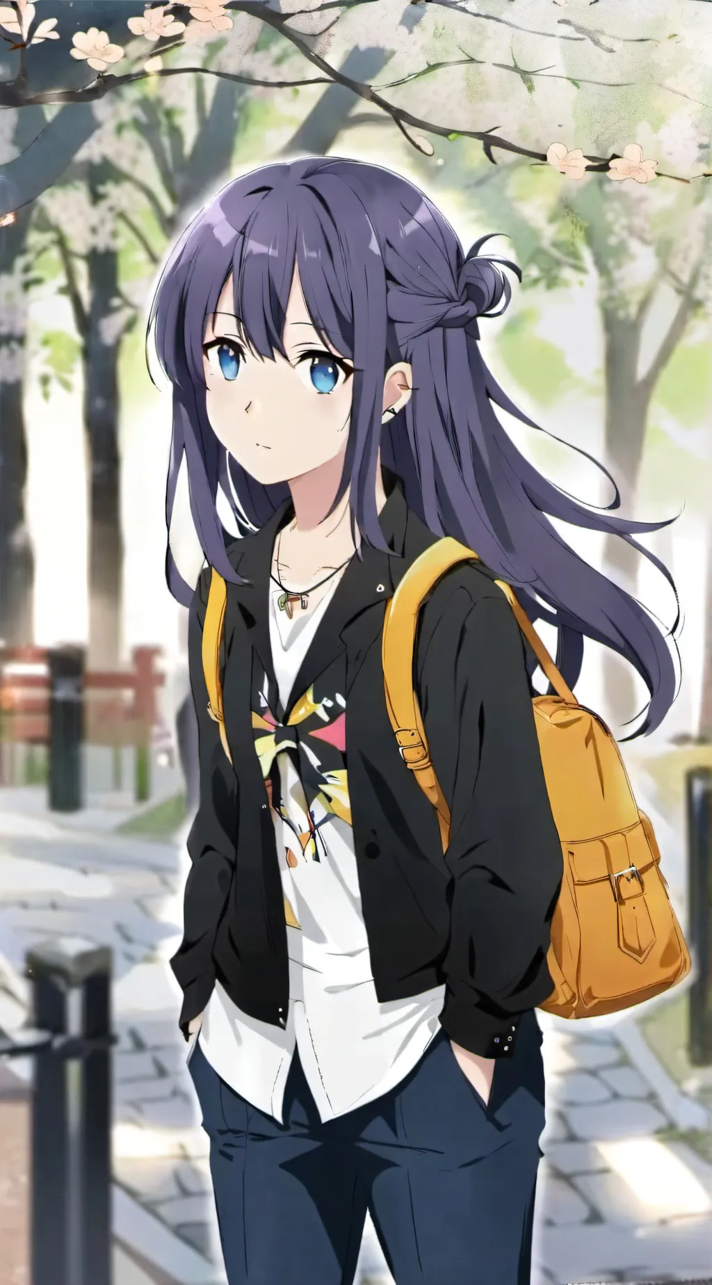 ai character: Saki background