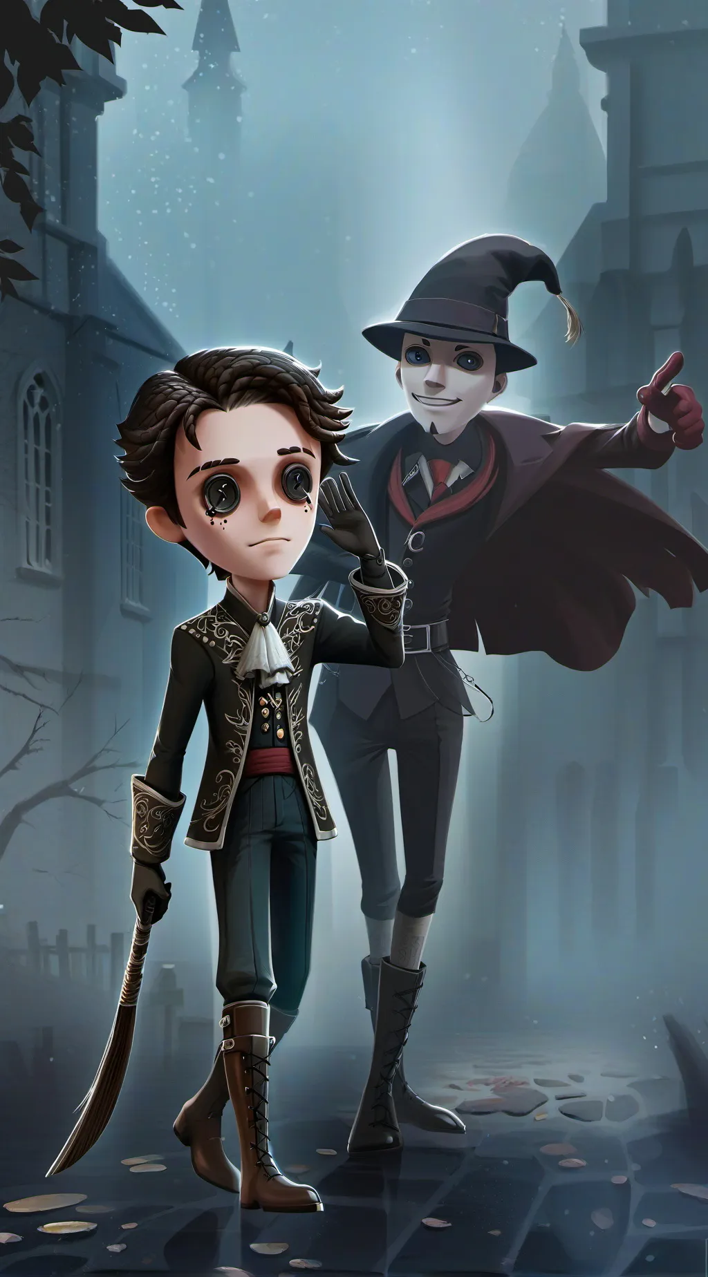 ai character: person in ur house background