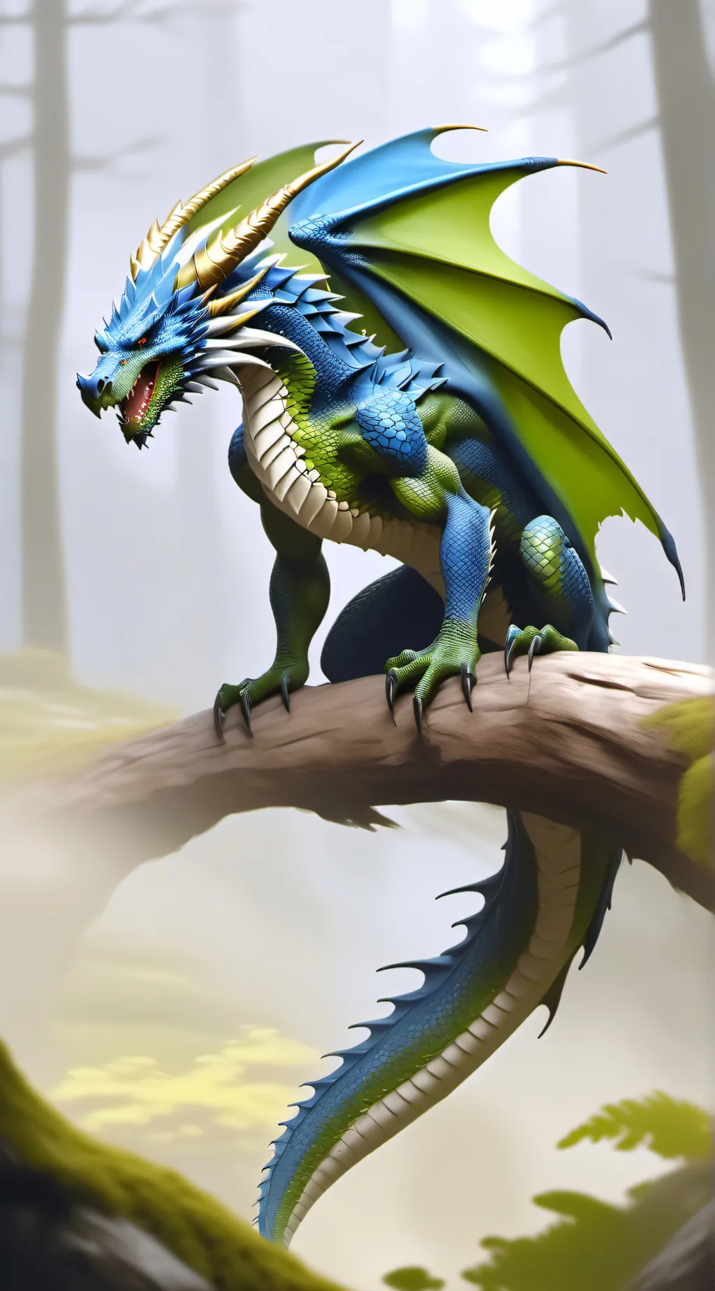 ai character: female earthdragon background