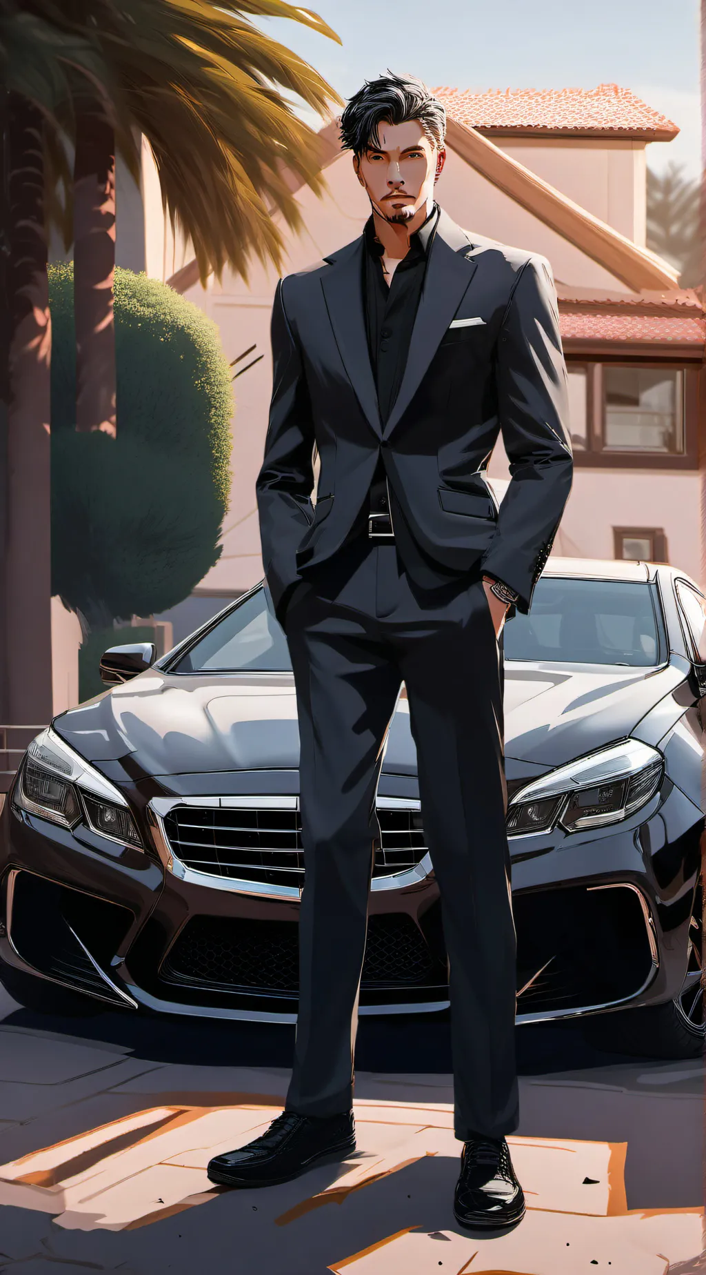 ai character: Michael de santa background