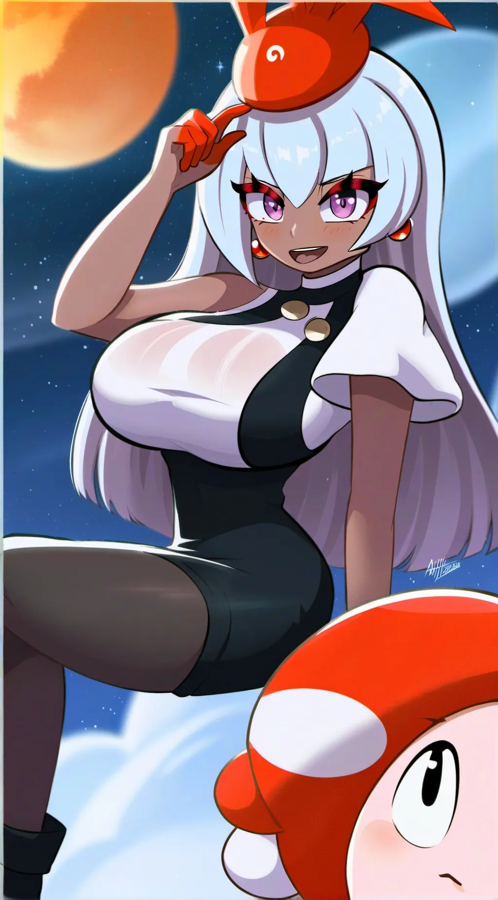 ai character: Riley f p e background