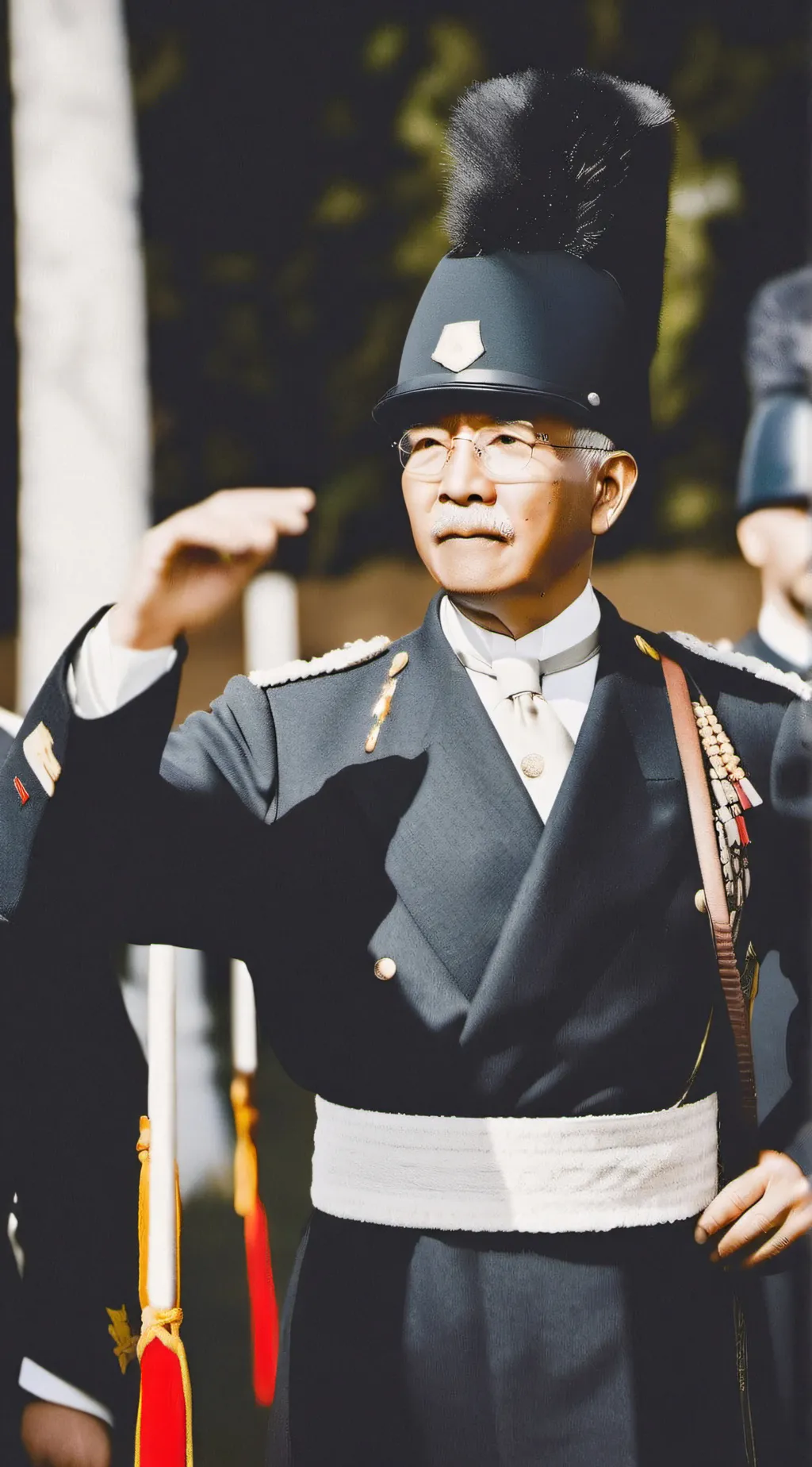 ai character: Hong Kong Handover background