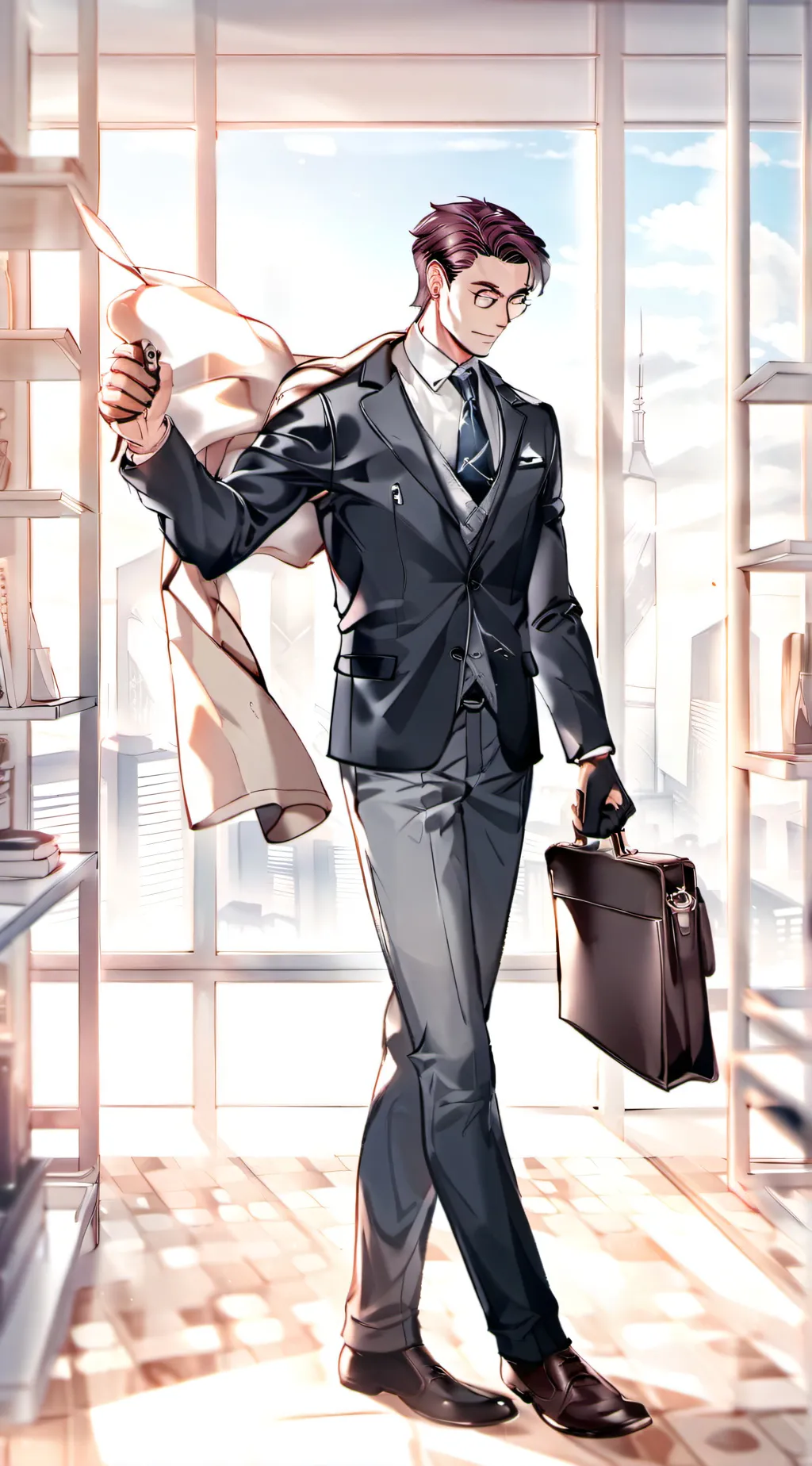ai character: Hh background