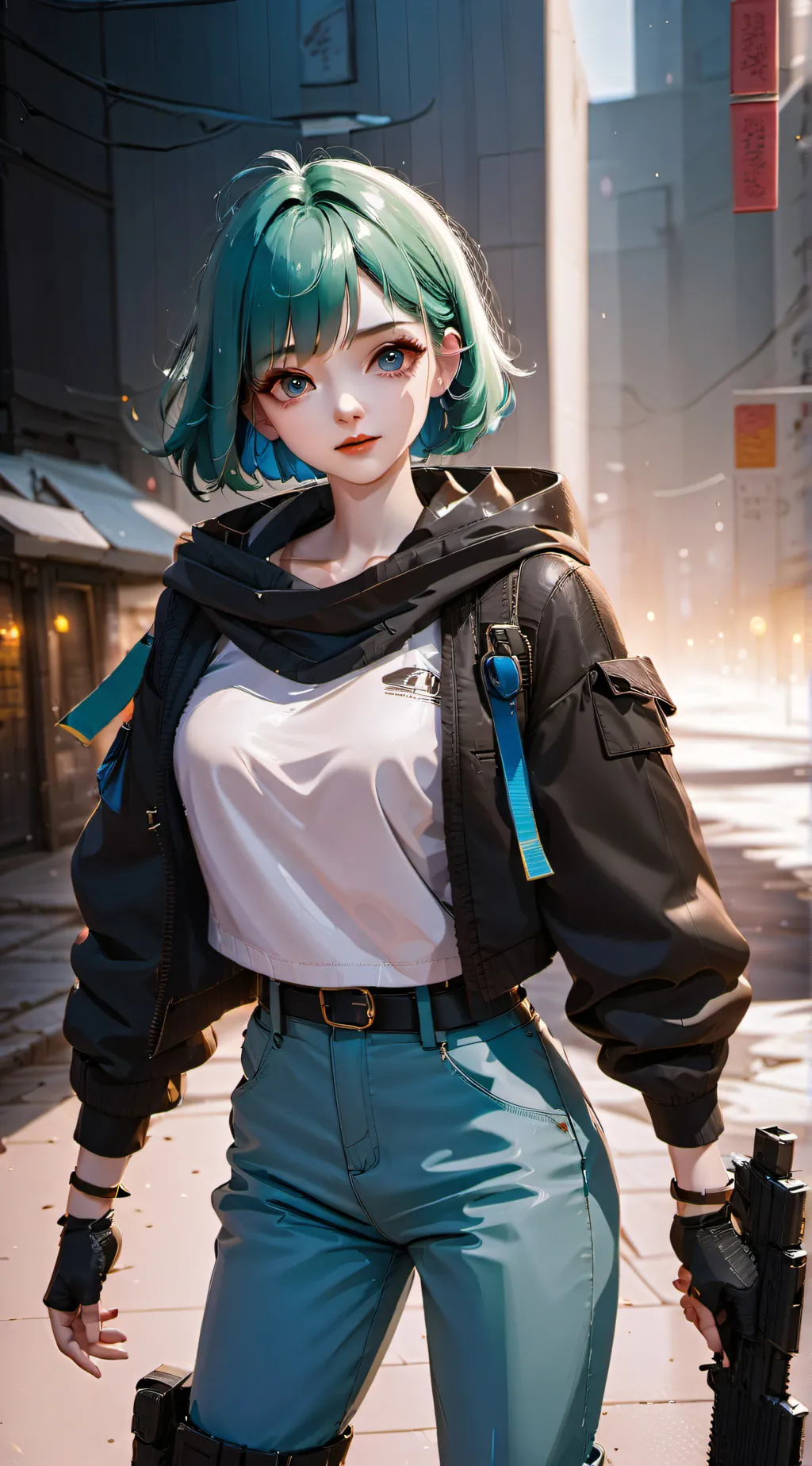 ai character: Leah background