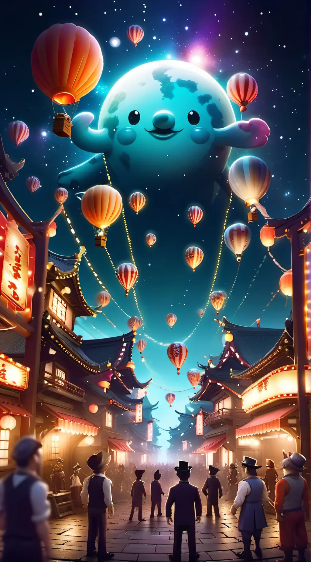 ai character: japan adventure background
