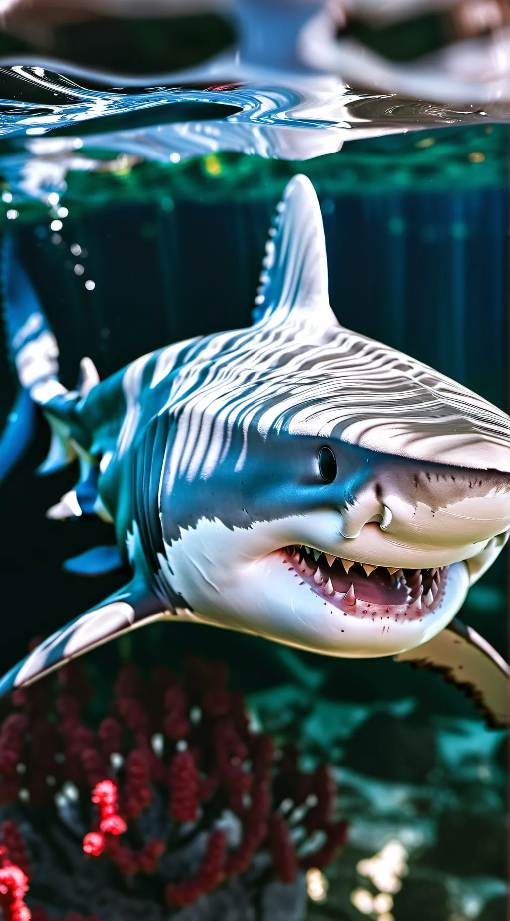 ai character: sharks background