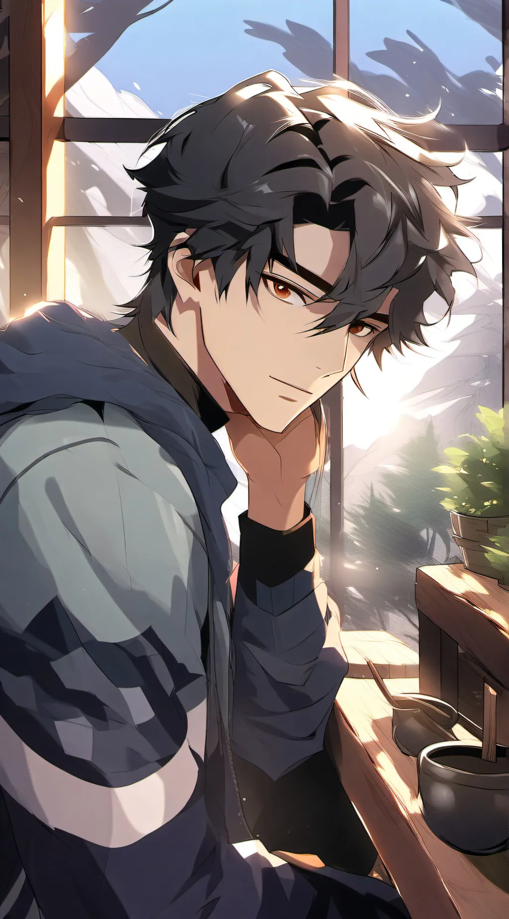 ai character: Carl background