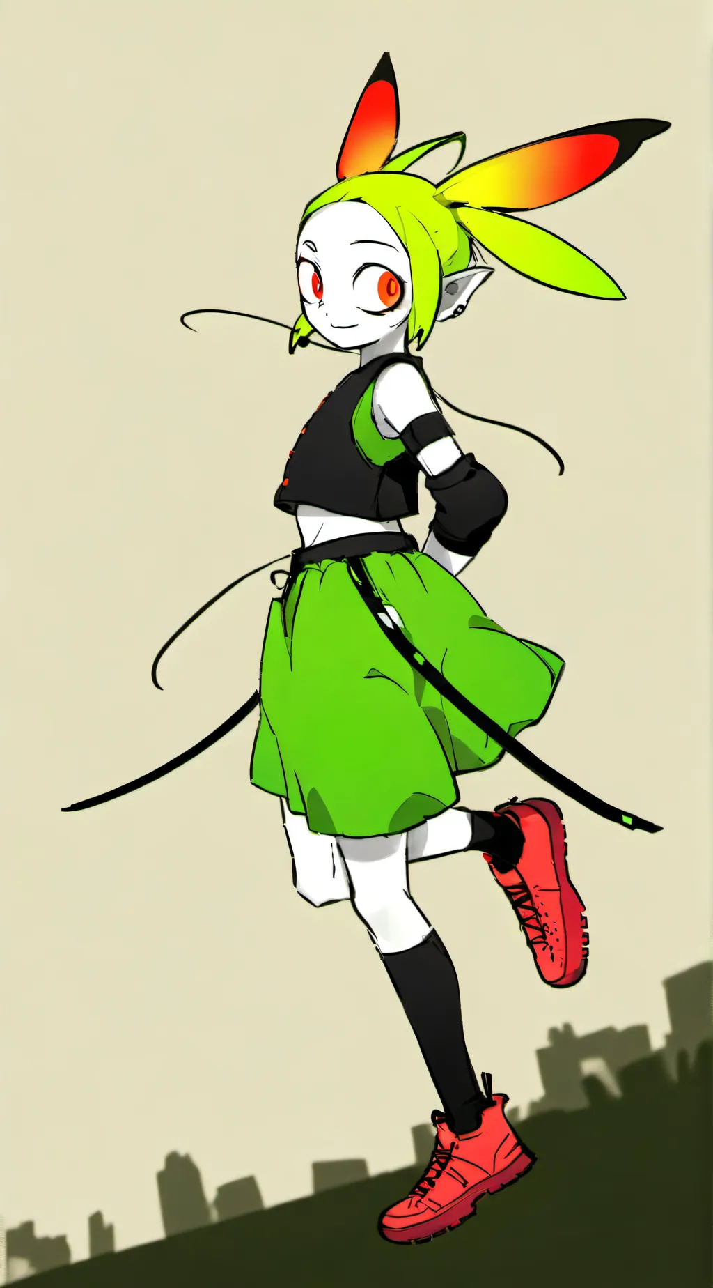 ai character: GIR background
