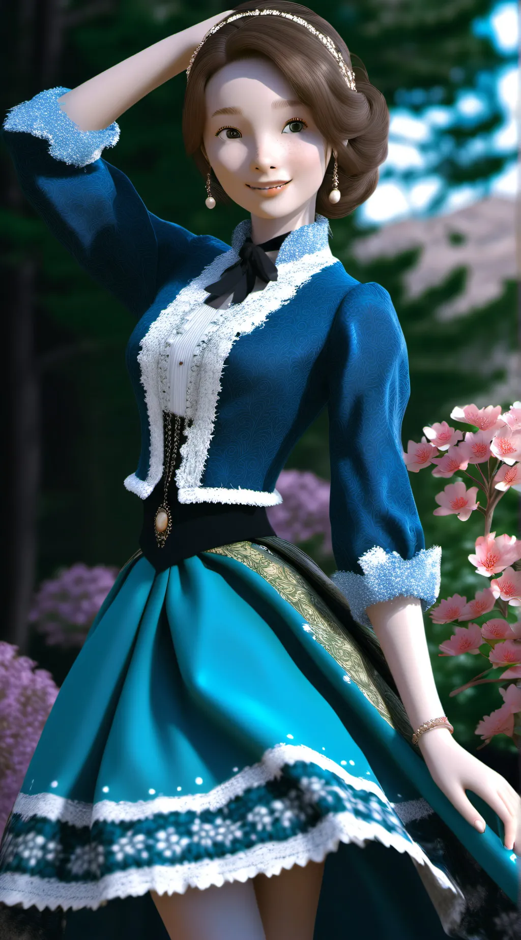 ai character: Victoria background