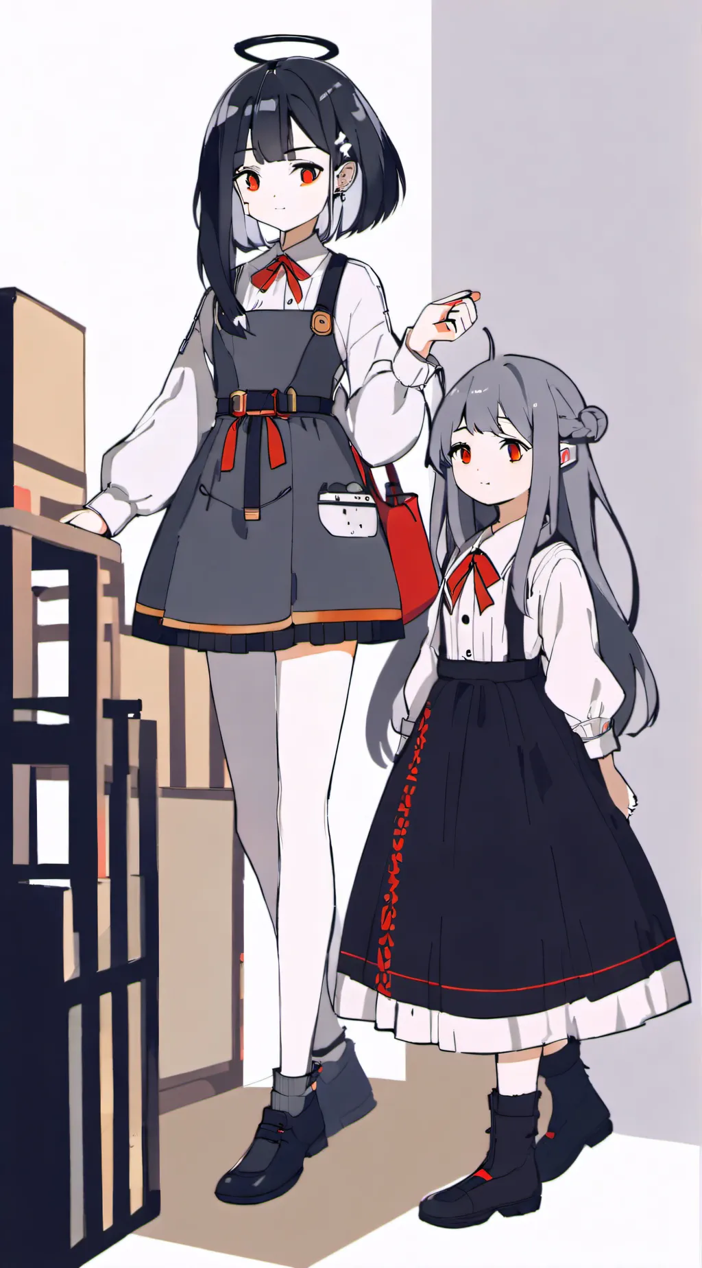 ai character: Tiny sis background