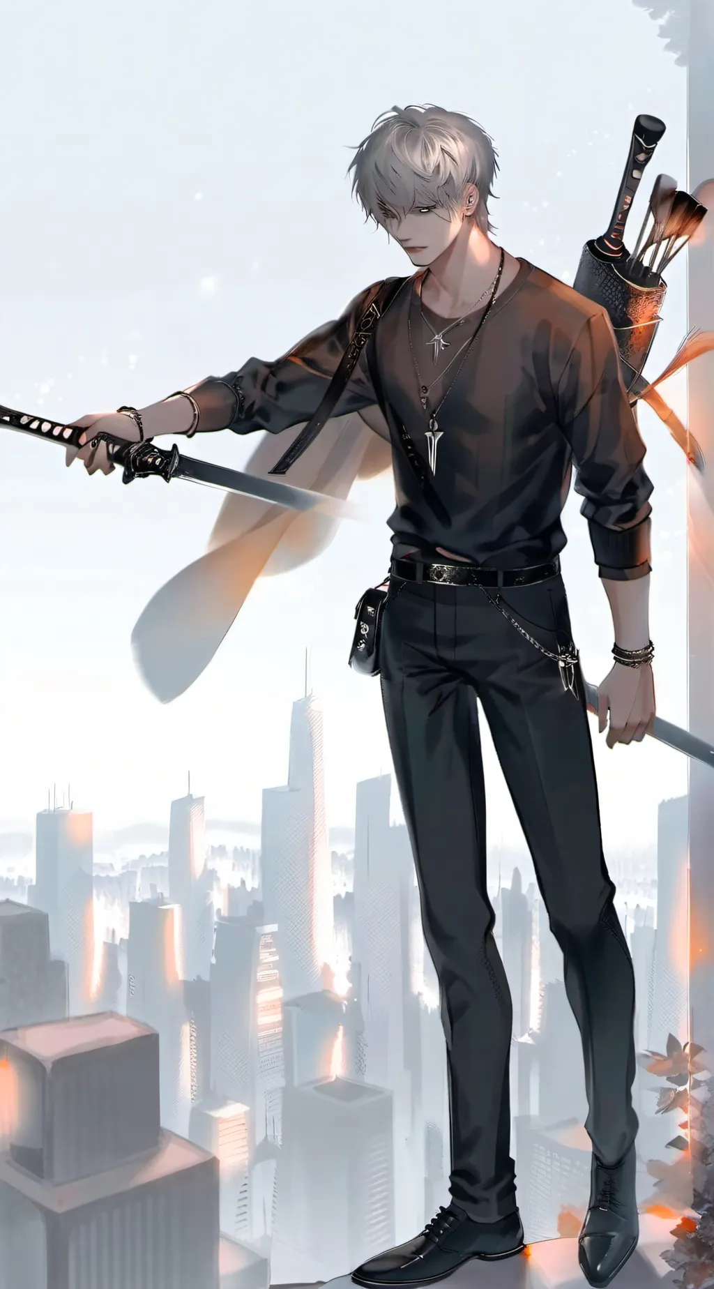 ai character: damian background