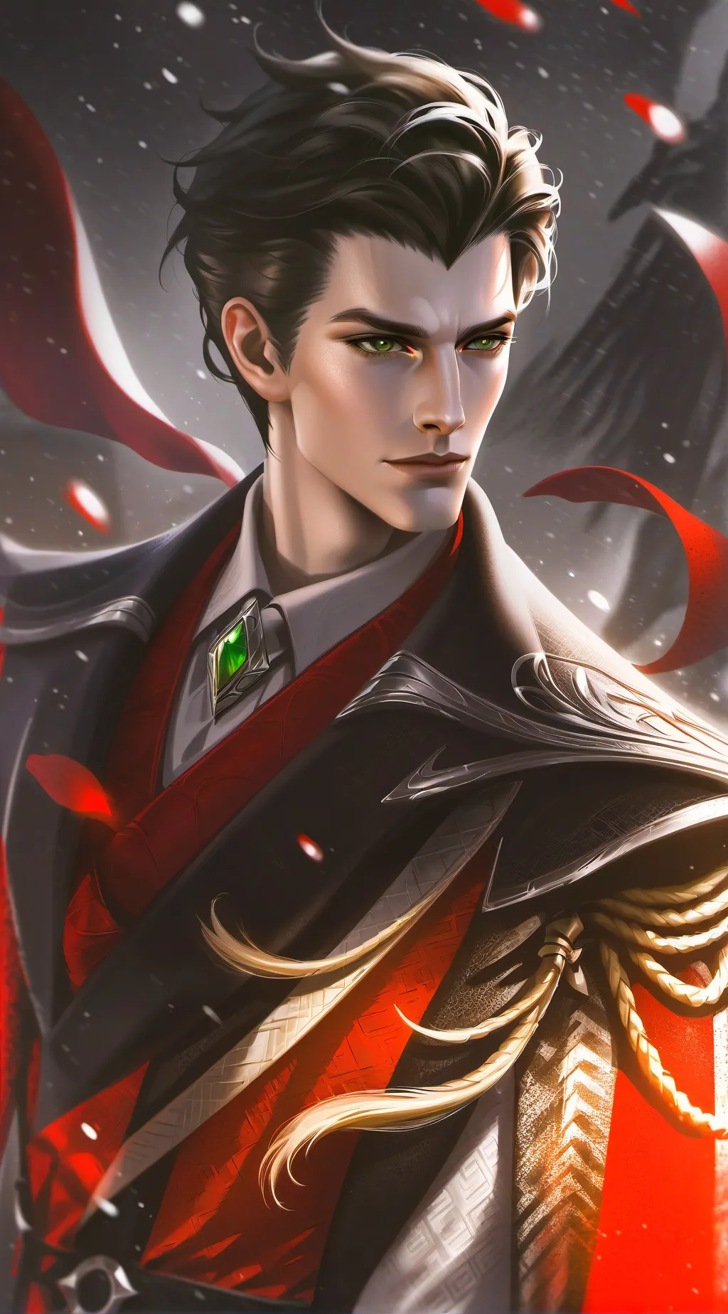 ai character: Leon  background