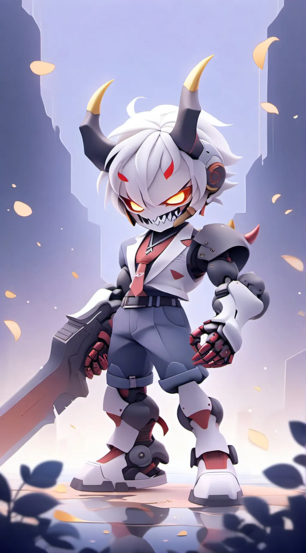 ai character: Roast bot-9000 background