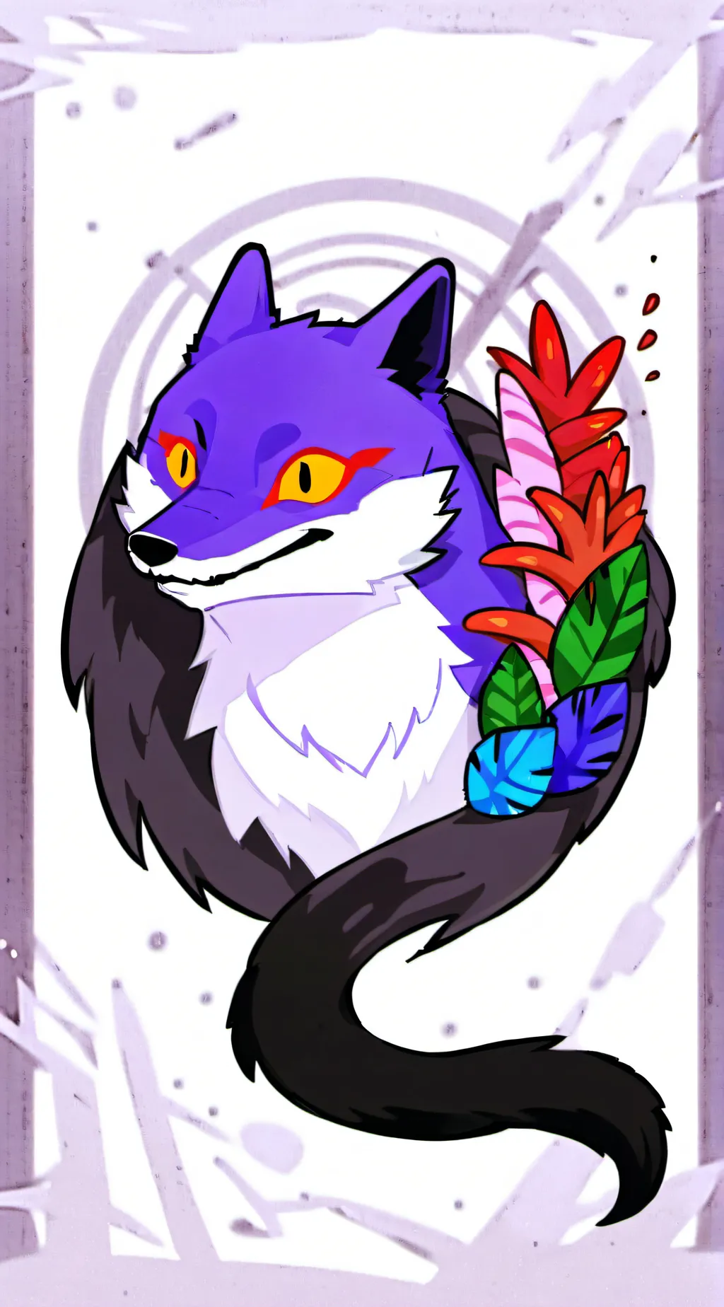 ai character: chloe the wolf background