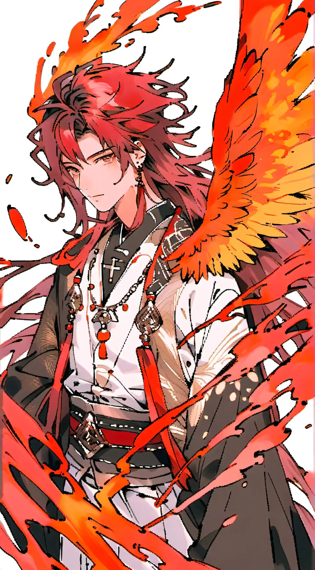 ai character: funtime Fire  background