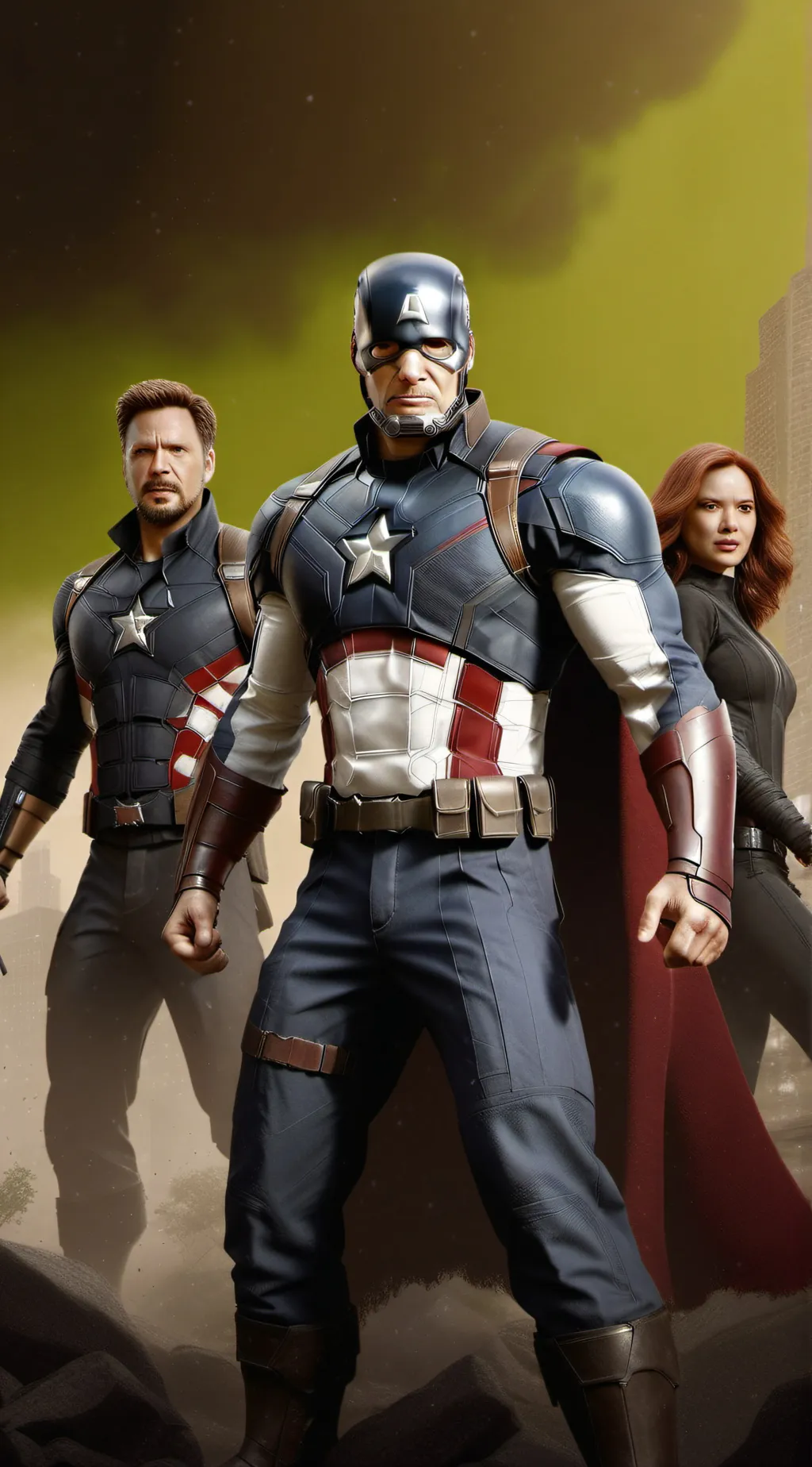 ai character: Avengers+ Asgard background