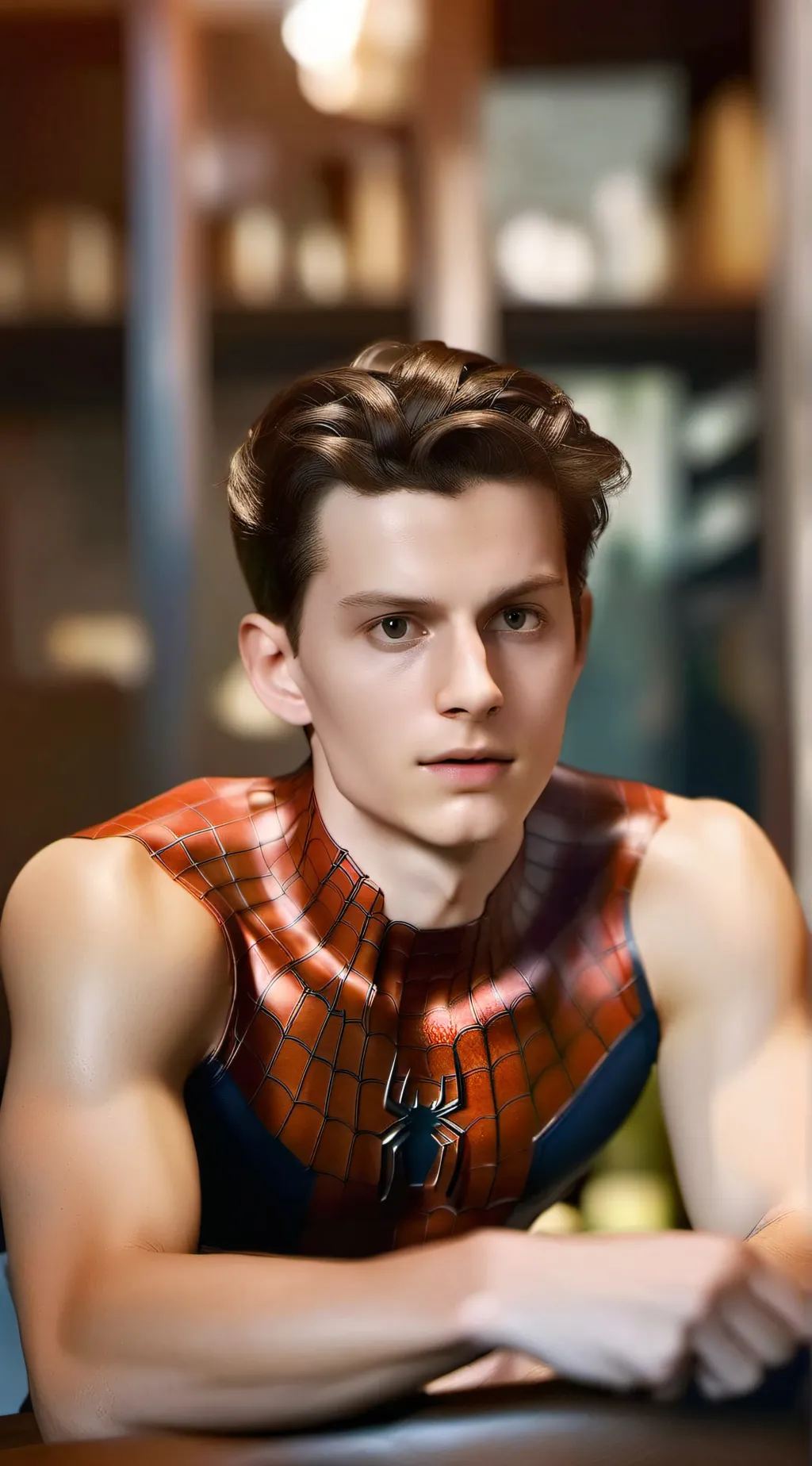 ai character: Peter Parker background