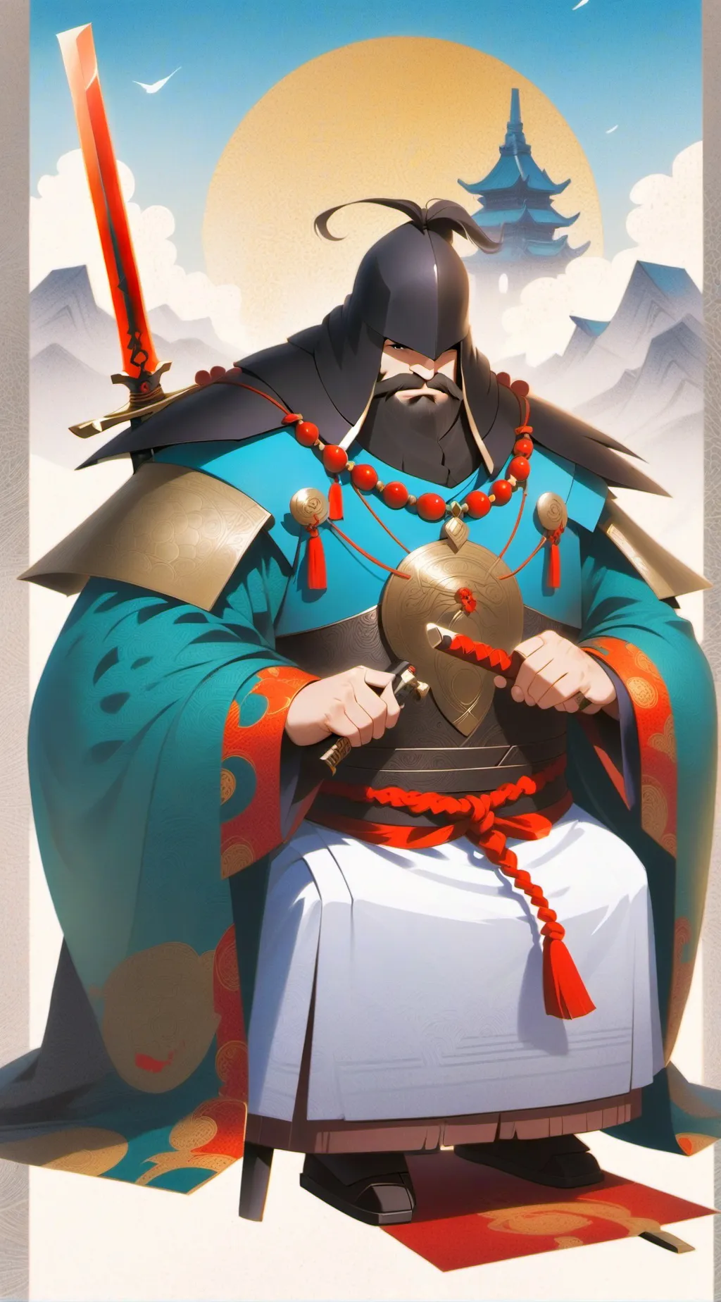ai character: b background
