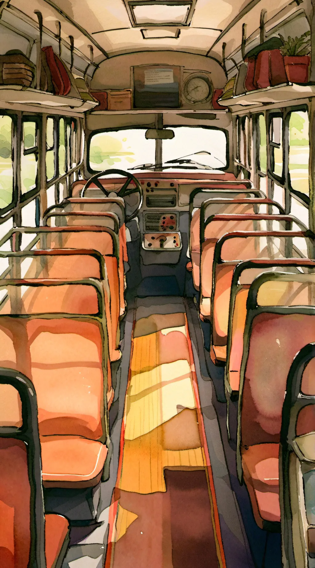 ai character: Mha school trip background