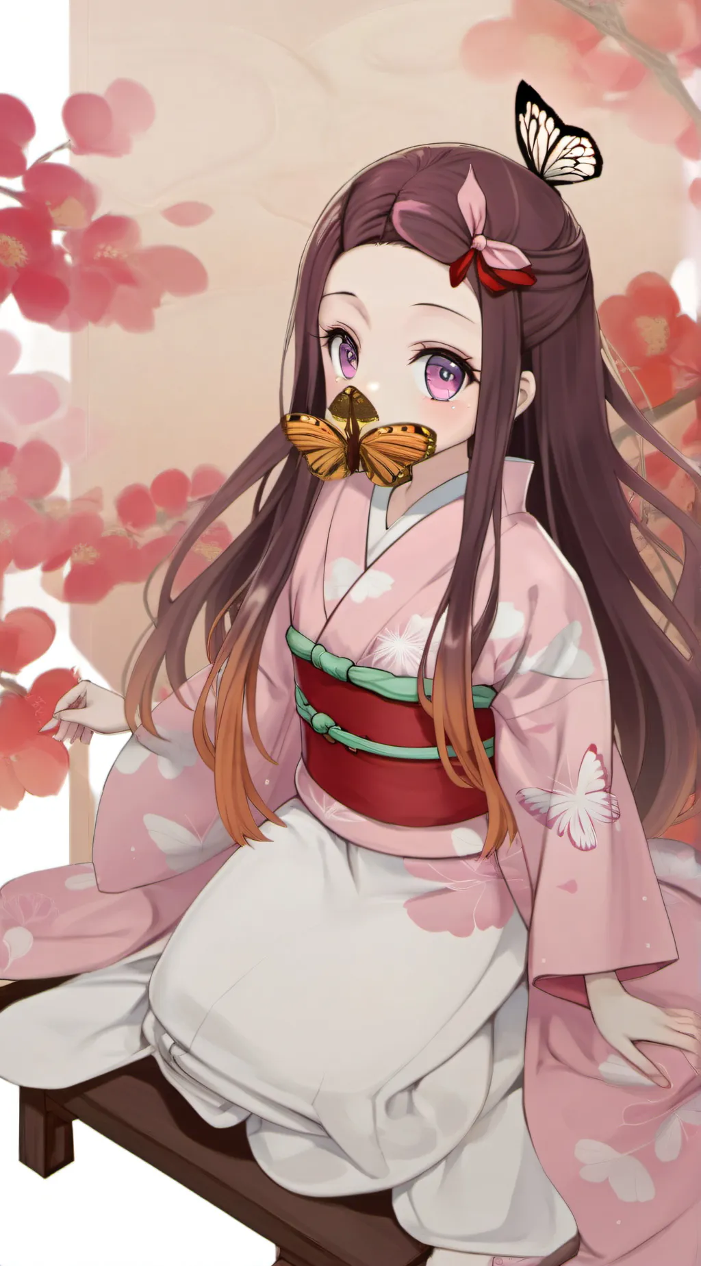 ai character: Demon slayer background