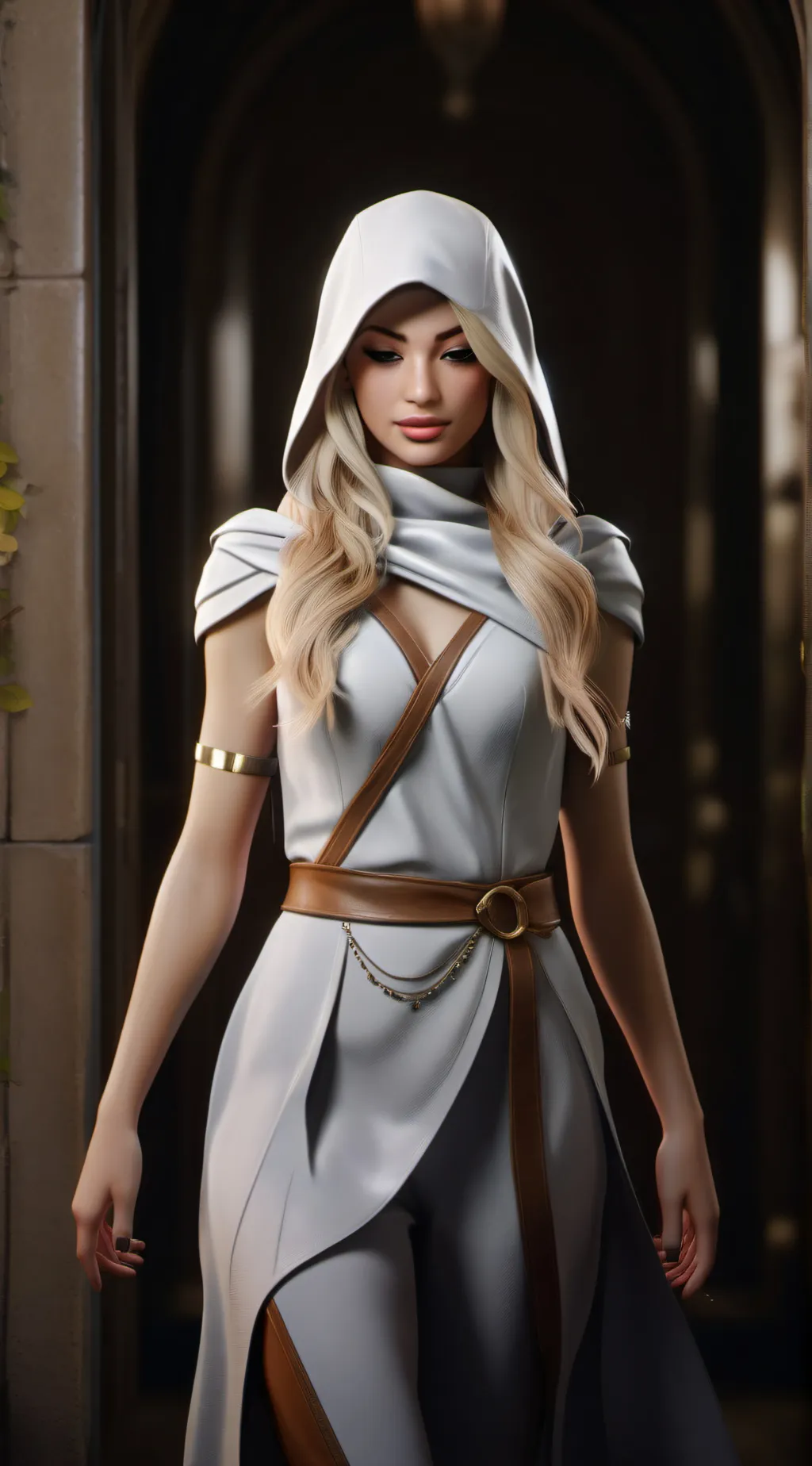 ai character: spider ghost background