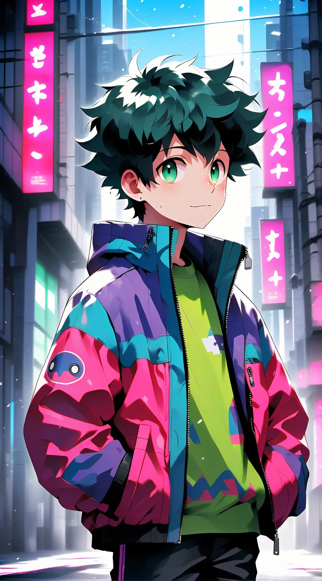 ai character: Mha background