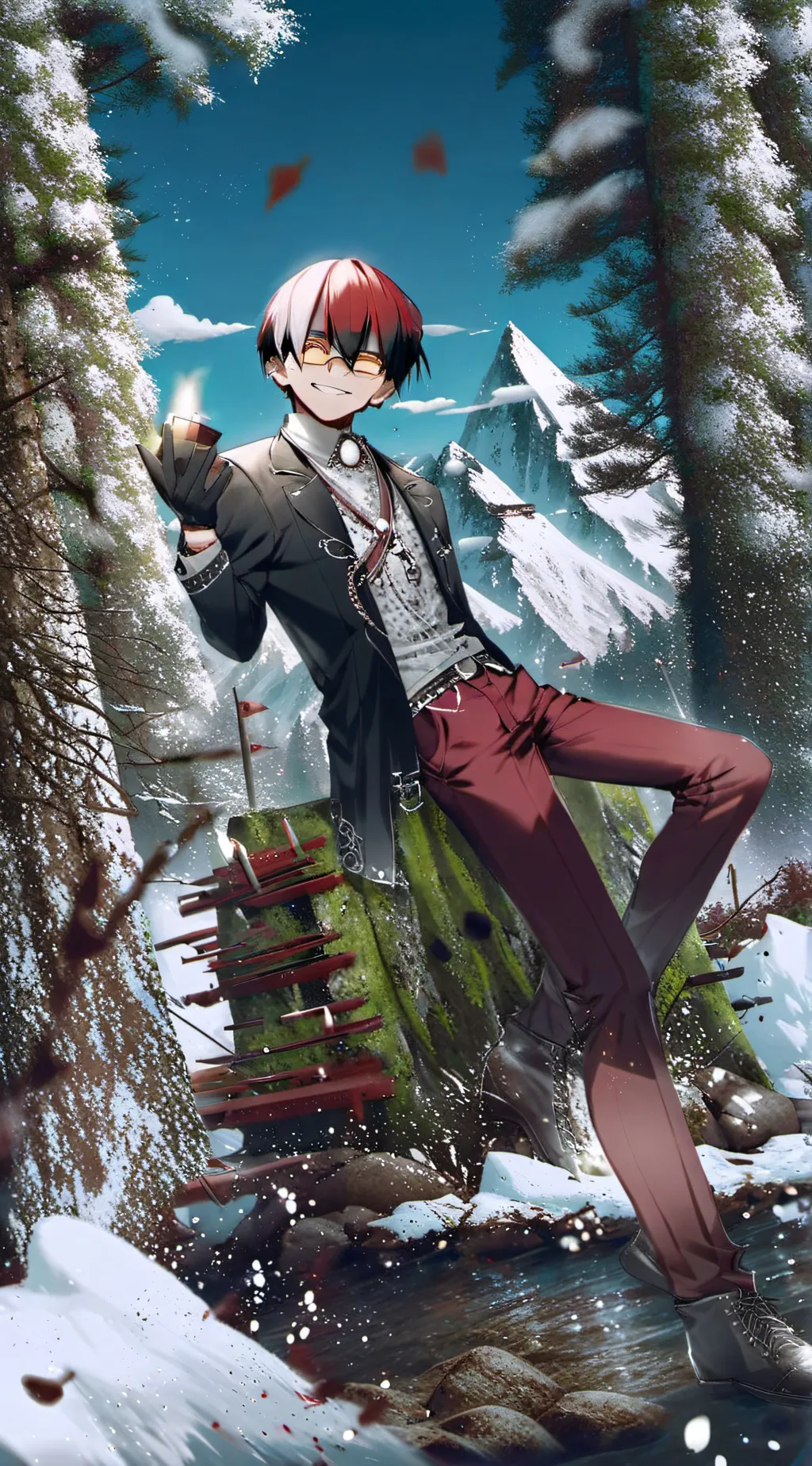 ai character: todoroki background