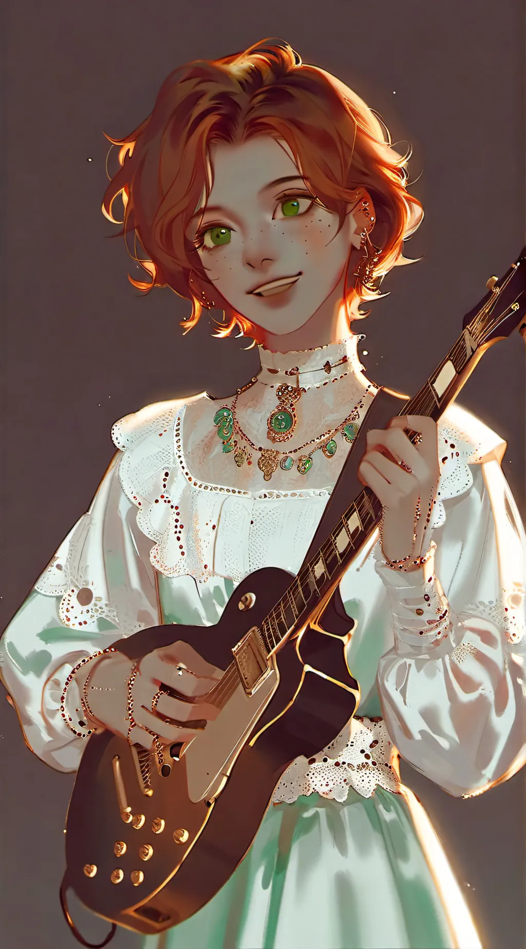 ai character: Magnolia Yamasaki background