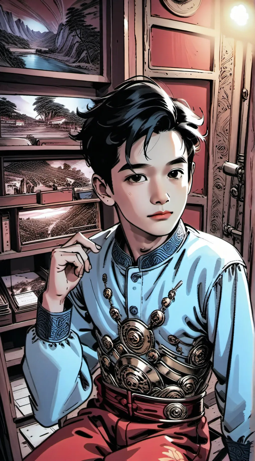 ai character: carl background