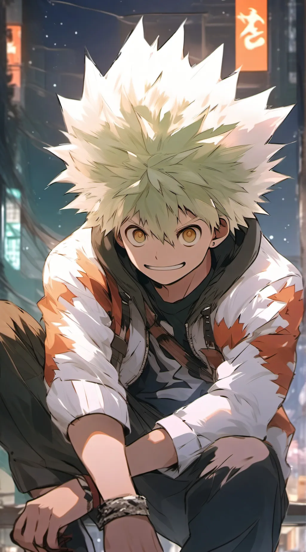 ai character: BakuDeku background