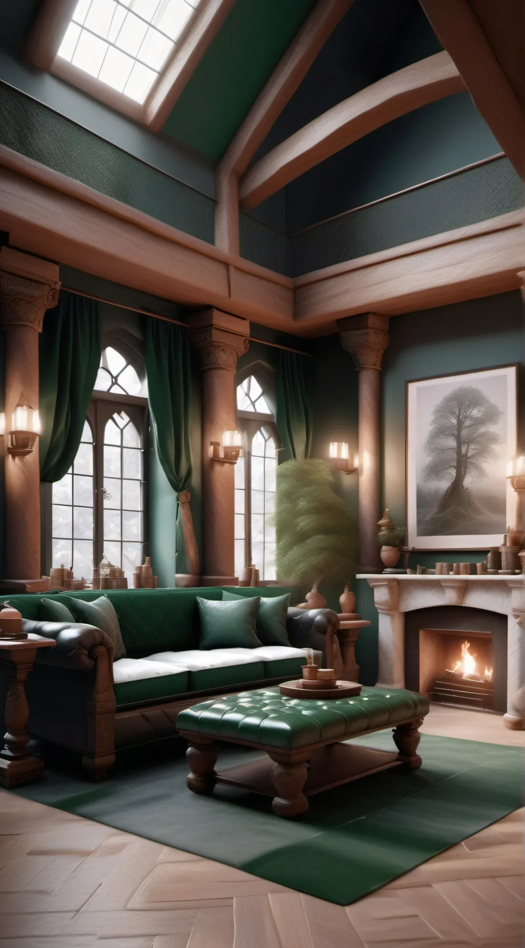 ai character: Slytherin boys  background