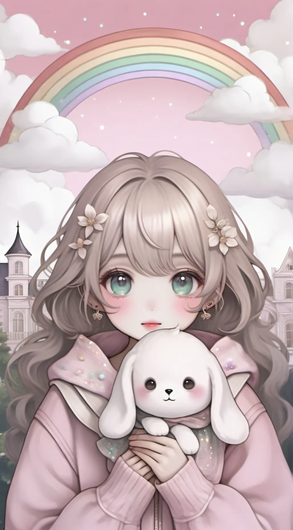 ai character: Hh pride month  background