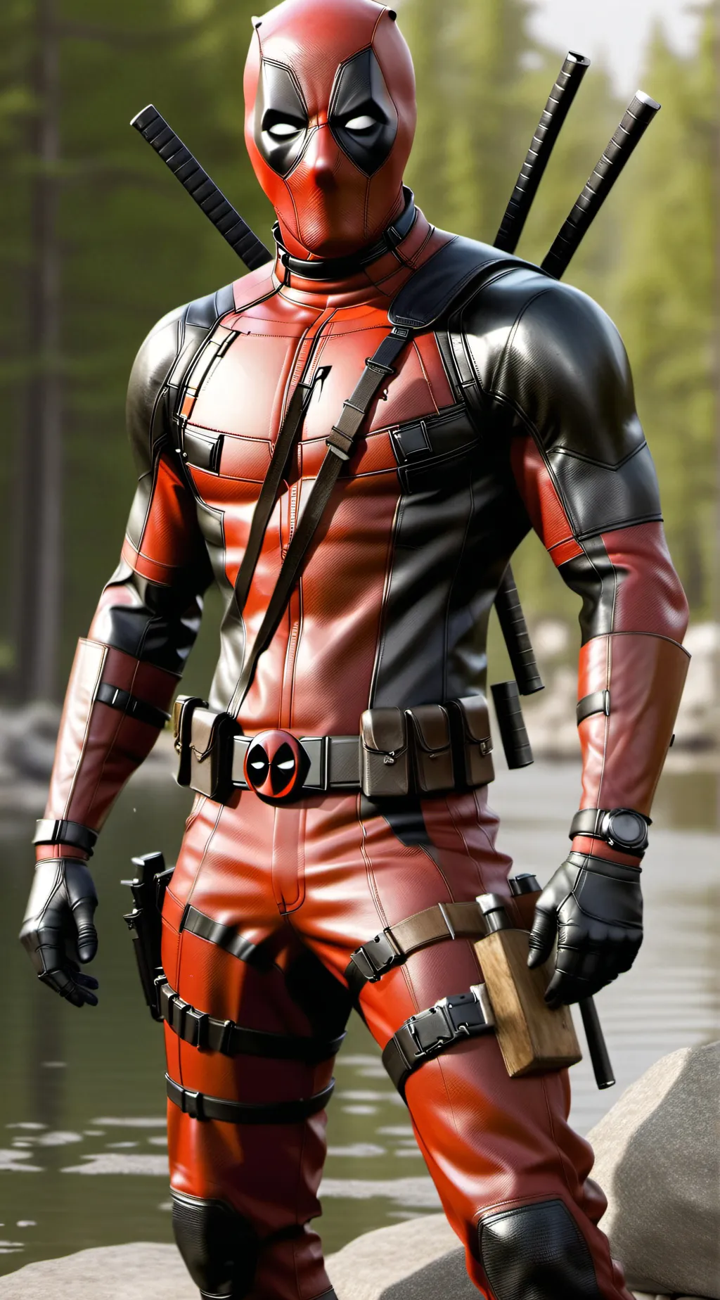 ai character: Deadpool background