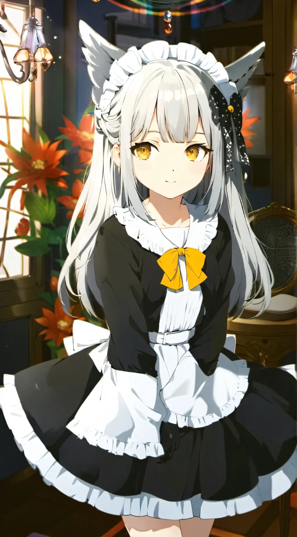 ai character: Angeline  background