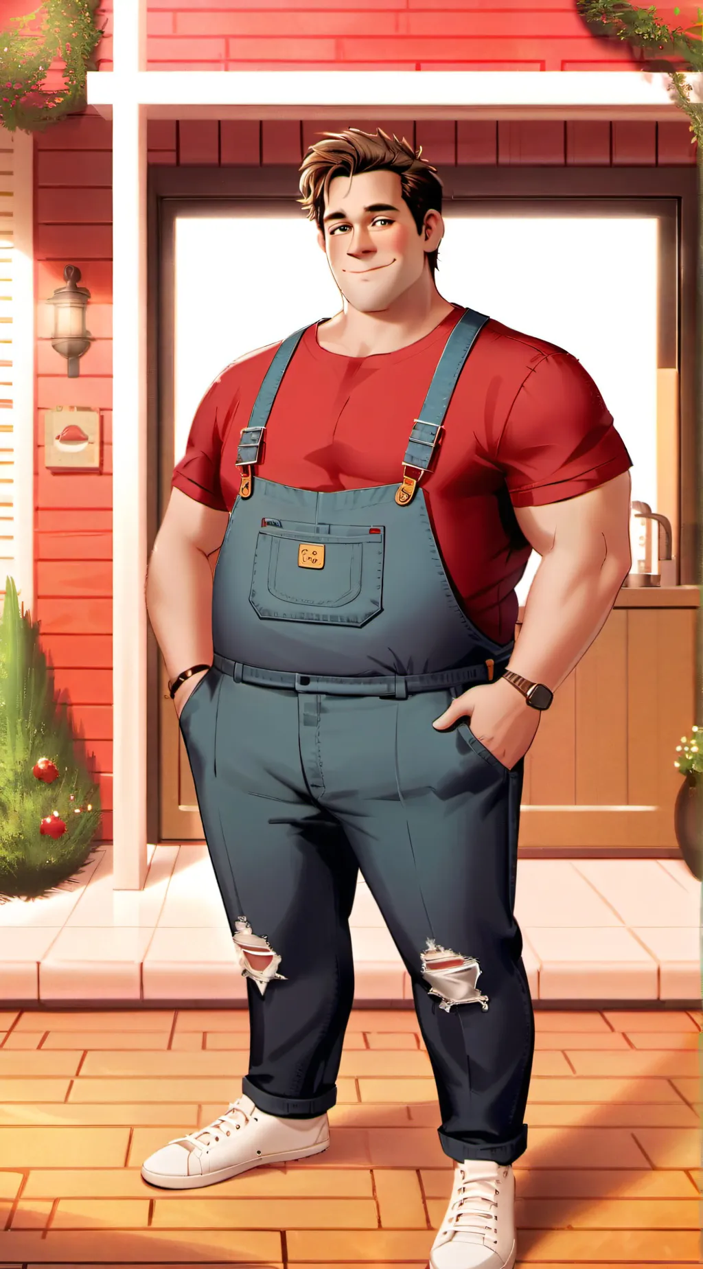 ai character: wreck it ralph background