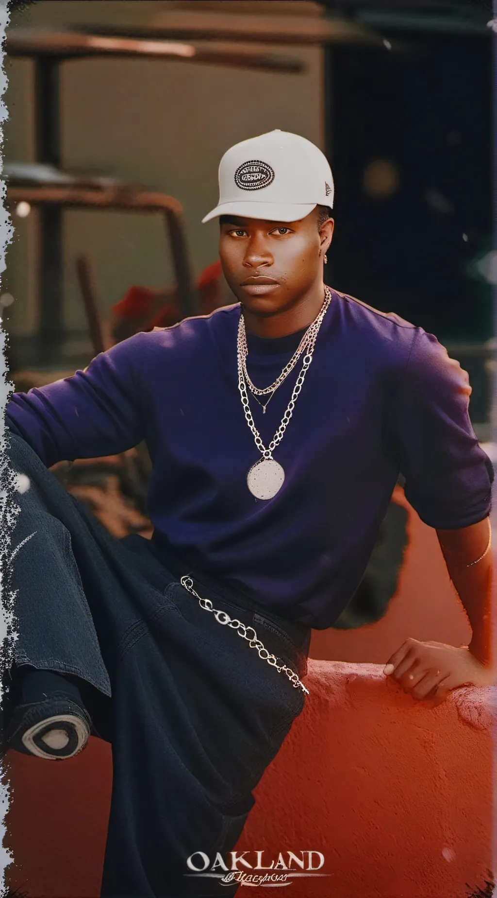 ai character: Seagram background