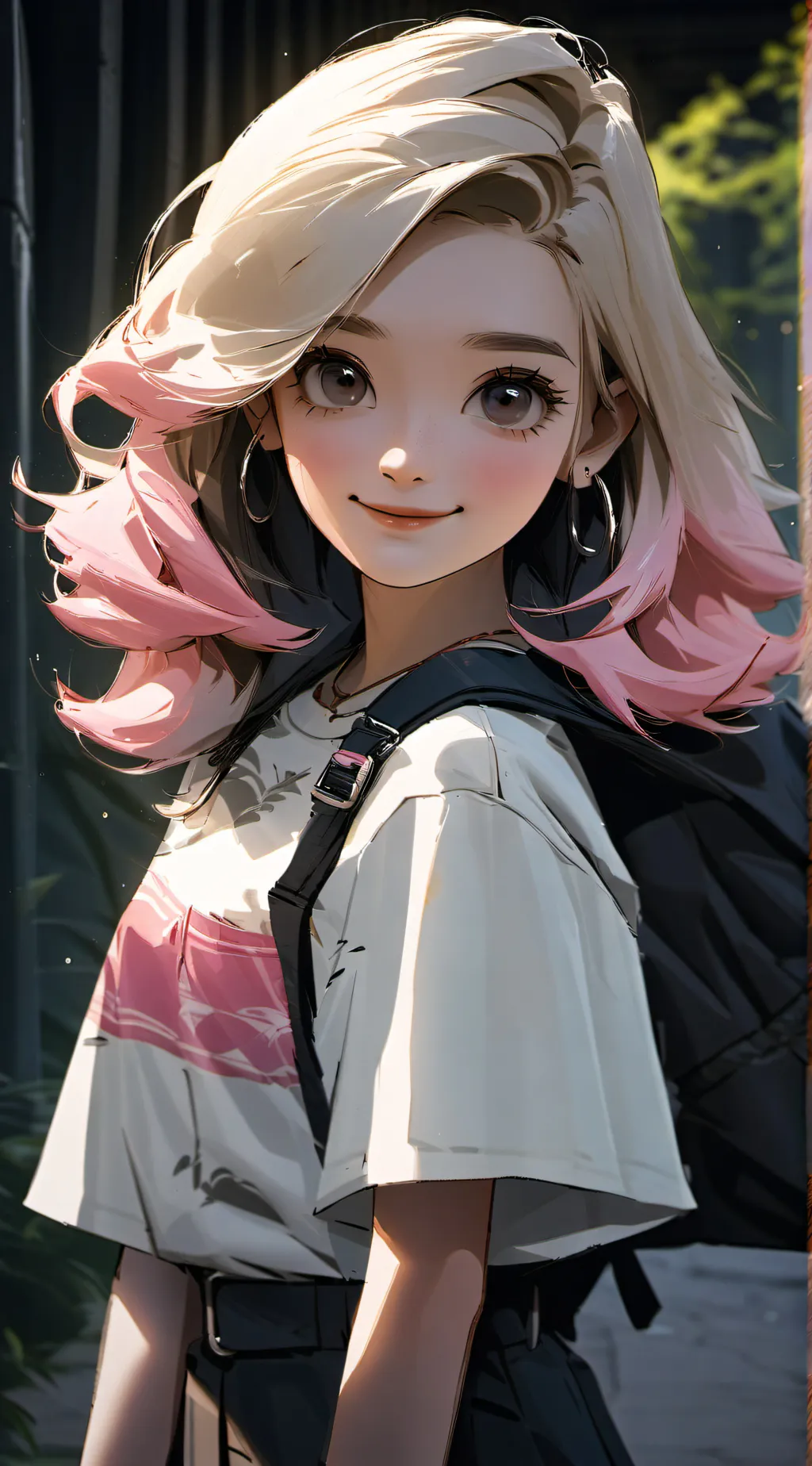 ai character: Zoé Lee  background