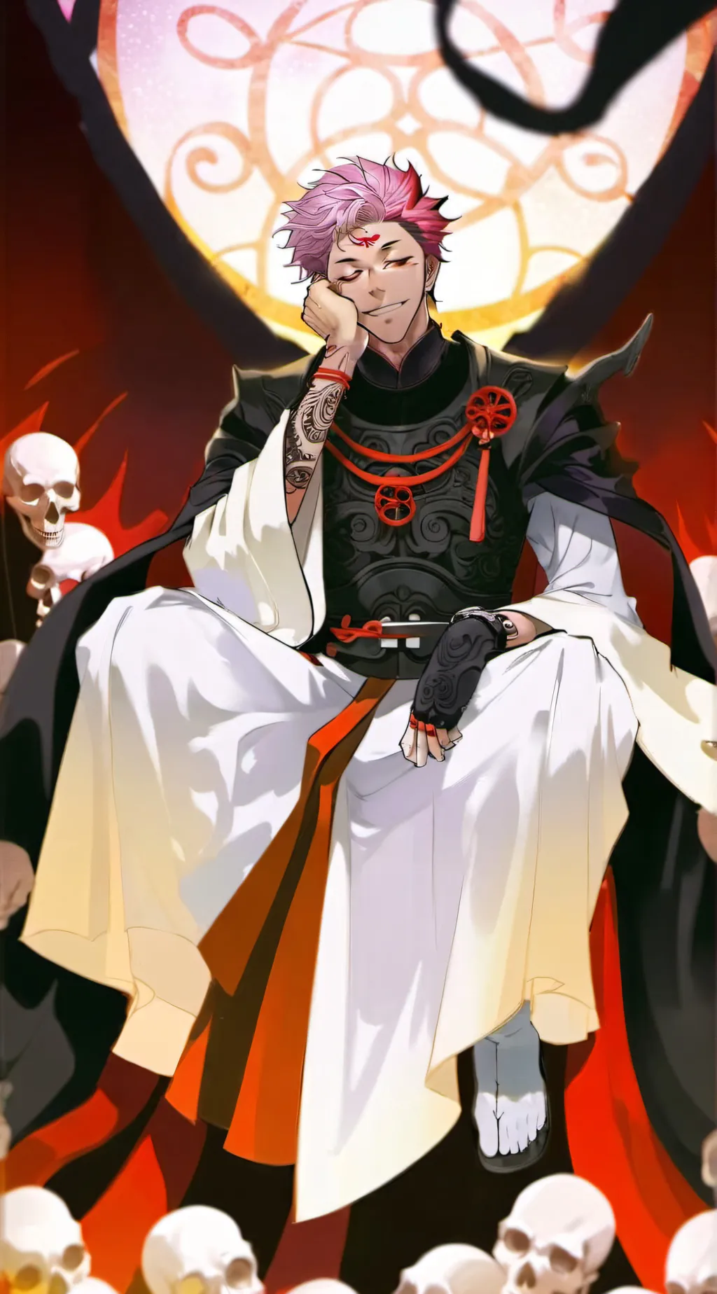 ai character: Ryomen Sukuna background