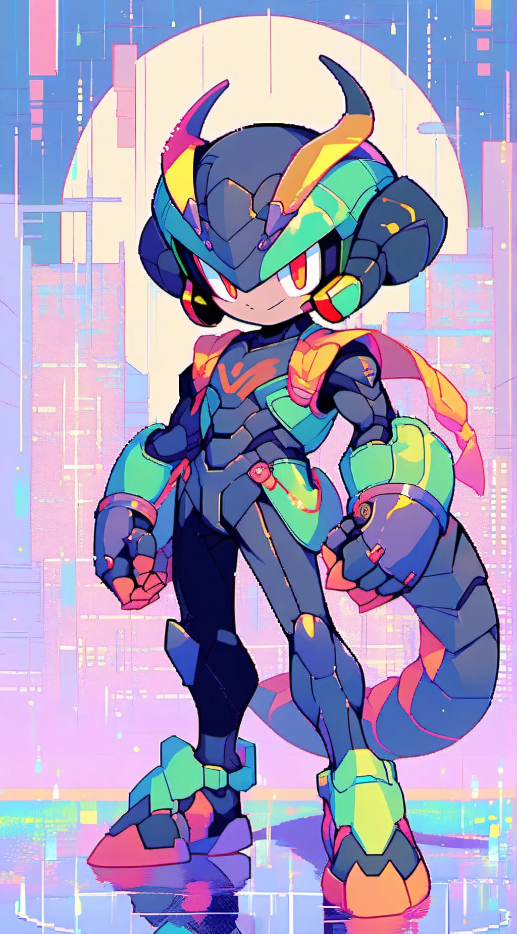 ai character: Striker background
