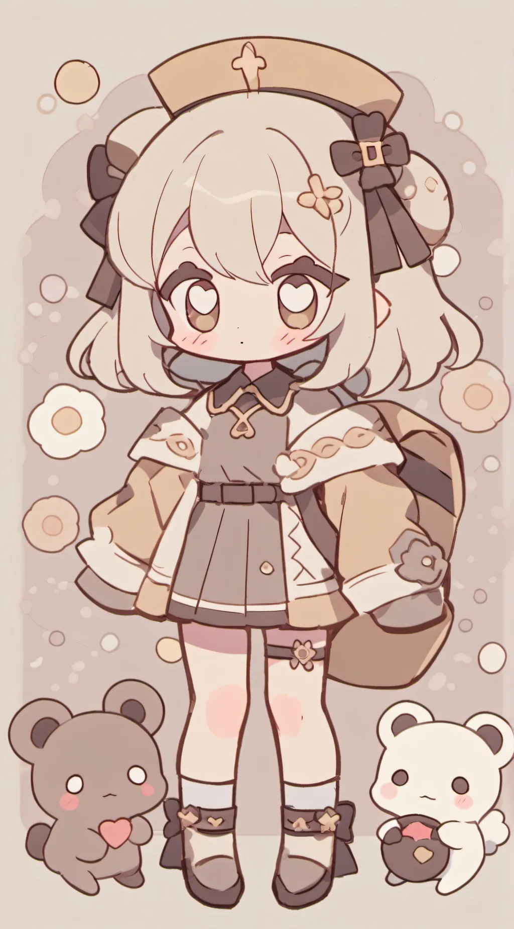 ai character: alive Emilies  background