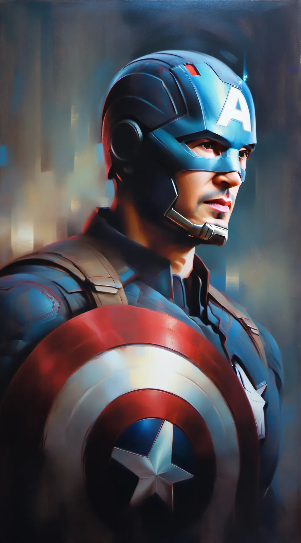 ai character: Avengers  background