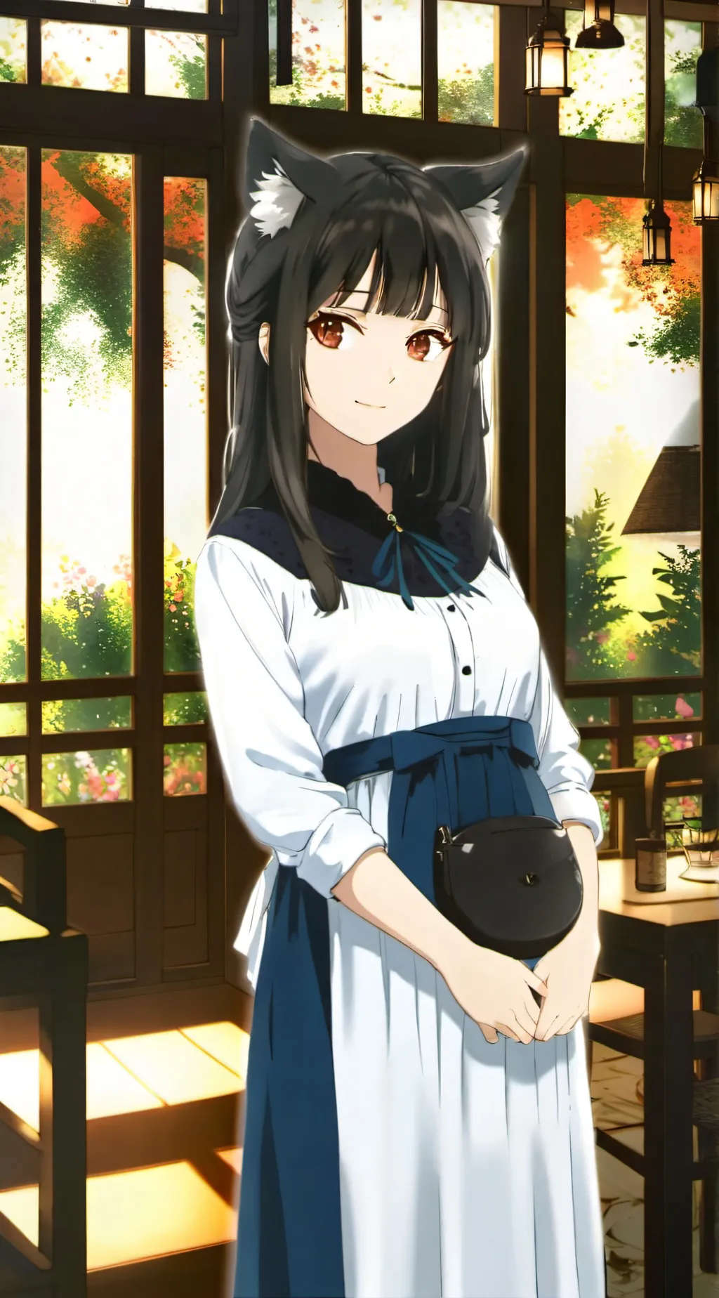 ai character: Aria background