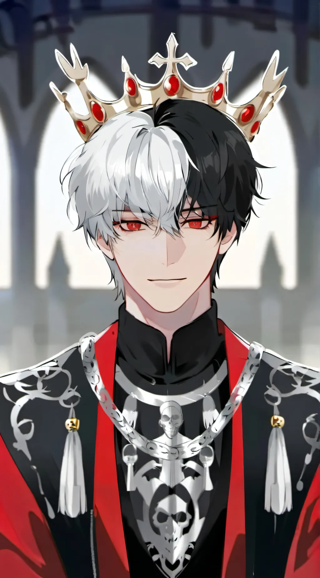 ai character: Evil king background