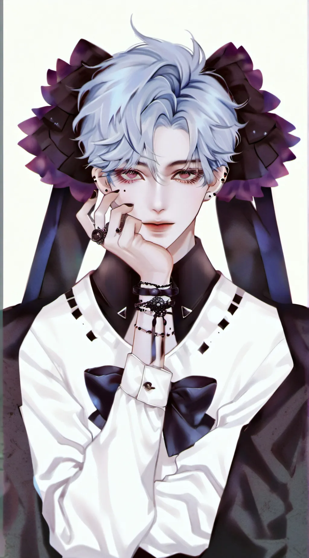 ai character: ash background