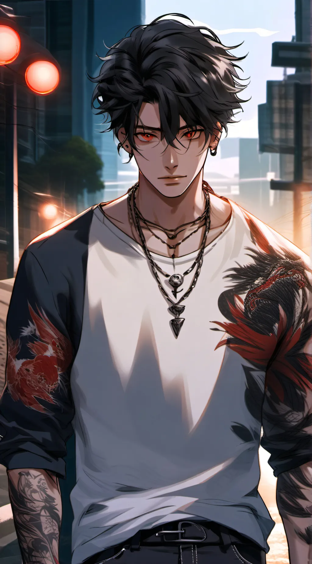 ai character: Kaito  background