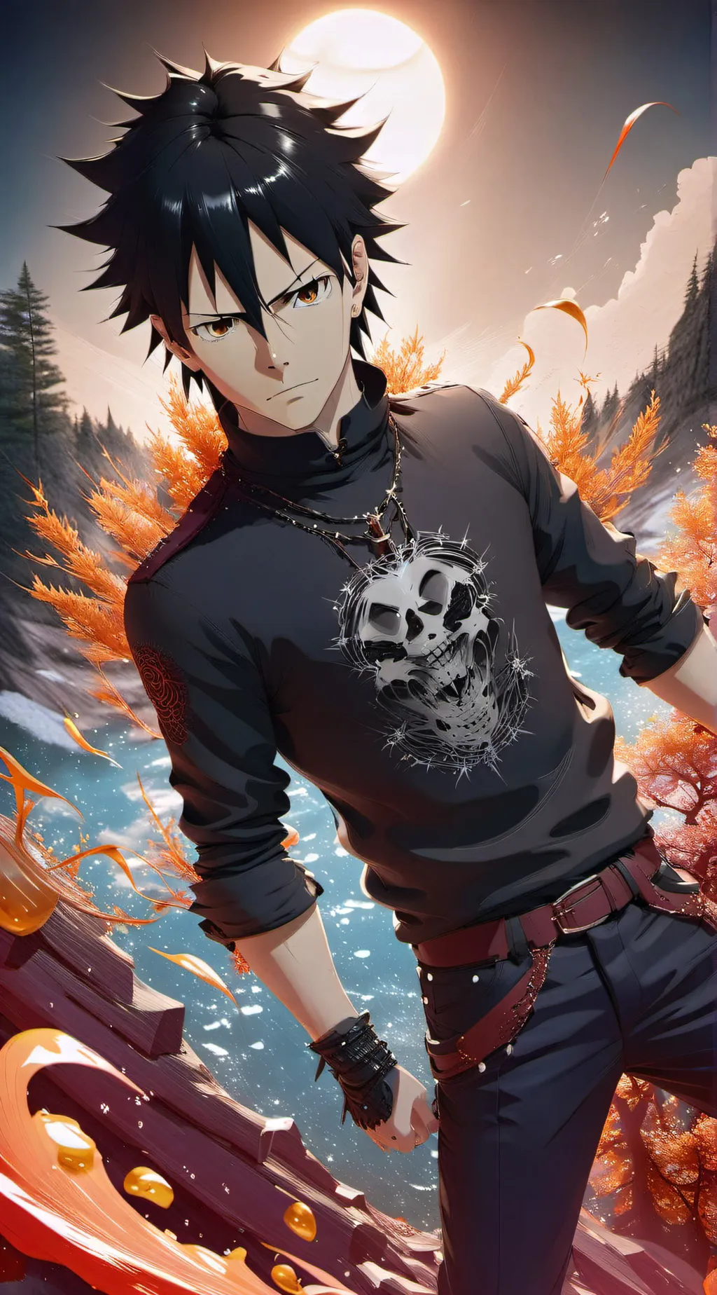 ai character: Megumi 2 background