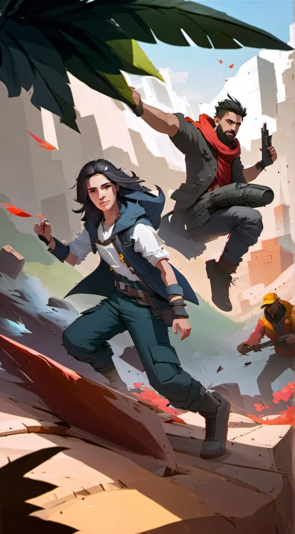 ai character: fortnight  background