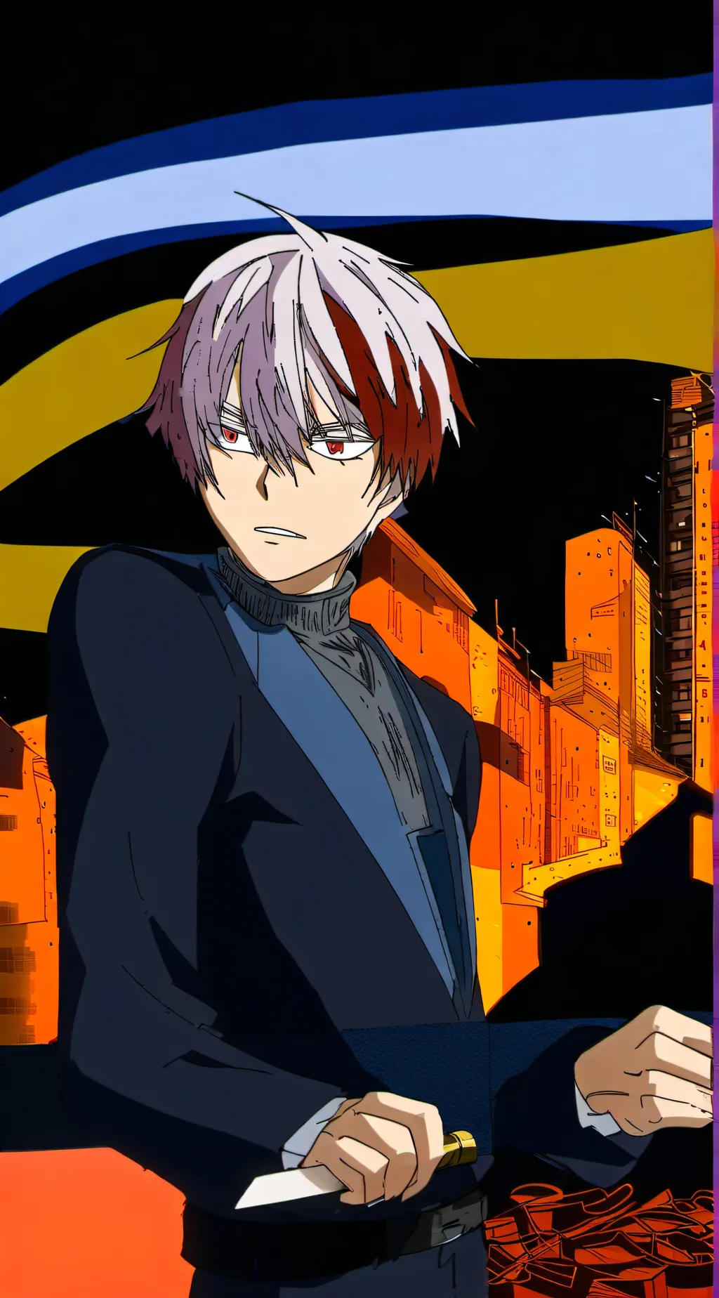 ai character: v shoto visits background